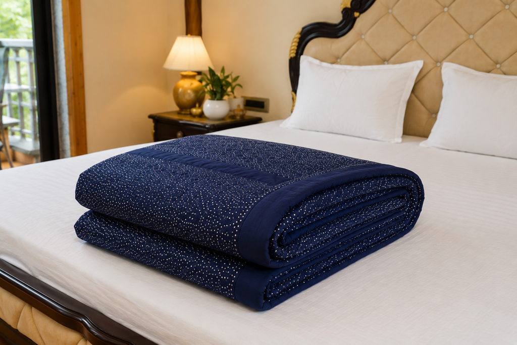 Midnight Dust Handcrafted Cotton Quilt