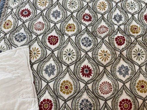 Amber Bloom- Hand Crafted Cotton Quilts