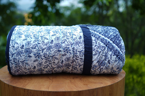 Blue Haven Handcrafted Cotton Quilt