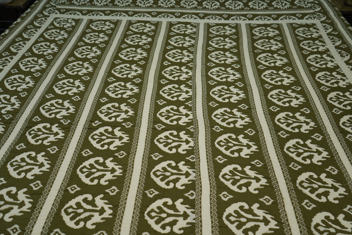 Olive Grace Handcrafted Cotton Quilt