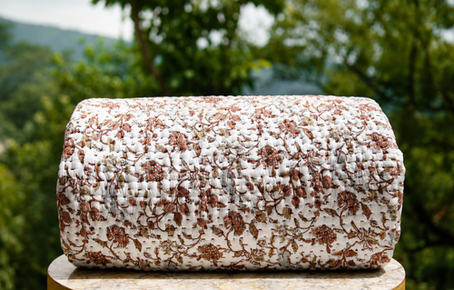 Cinnamon Garden Handcrafted Quilt